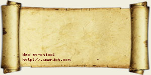 Milana Rakočević vizit kartica